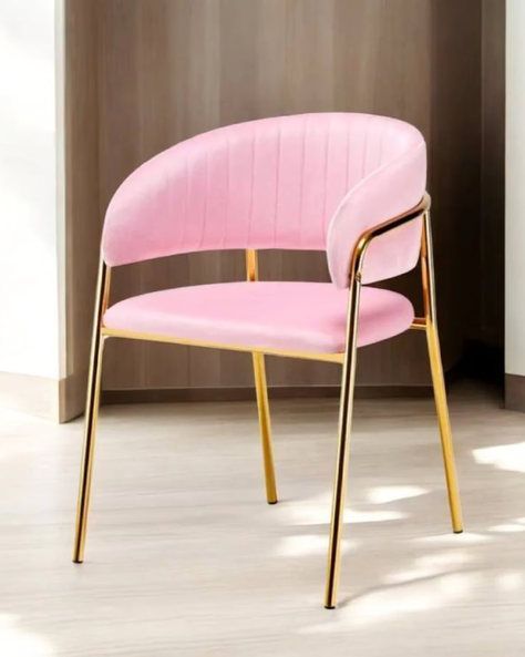 SITIAL O POLTRONA GLAM DORADO TERCIOPELO -1