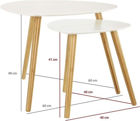 Mesa de Centro Doble -2