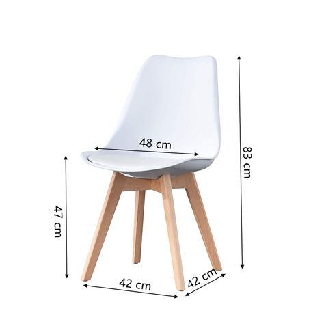 PACK 4 SILLAS DE COMEDOR TULIP FELPA TAPIZ TERCIOPELO BASE MADERA-3