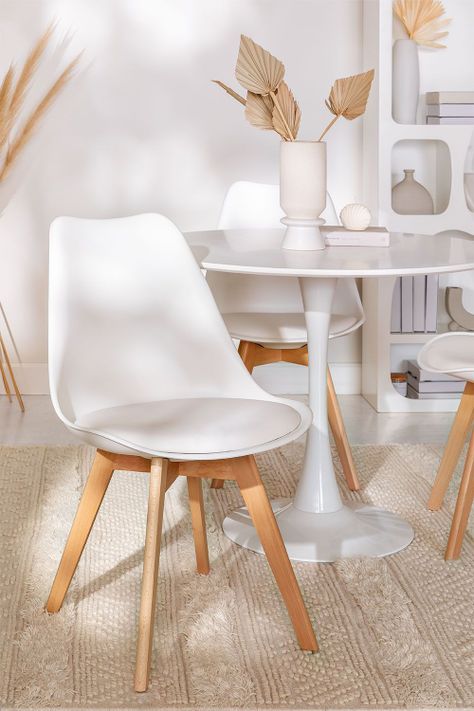 SILLA DE COMEDOR TULIP ASIENTO ACOLCHADO-7