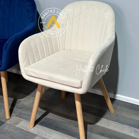 Silla Poltrona Sitial Terciopelo Murano - Beige-1