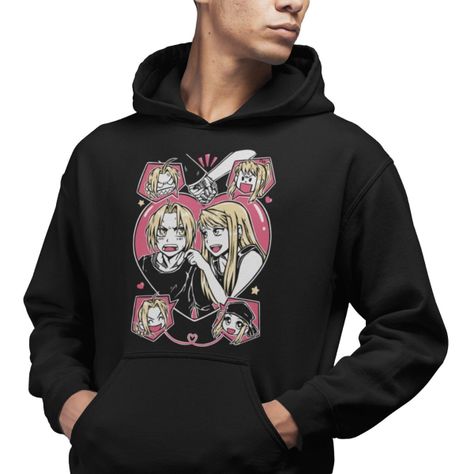 Polerón Animé Fullmetal Alchemist: Edward Elric & Winry-0