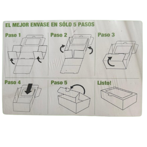 Pack 5 Caja M Carton Mcorr Ventana 21,2x14,7x6,8cm-1