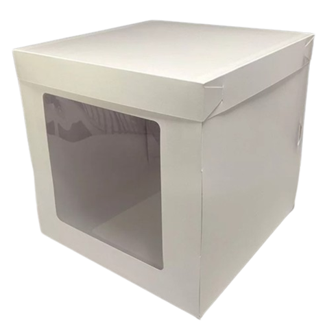 Pack 5 Caja Mini Torta Visor Lateral 15x15x15cm-0