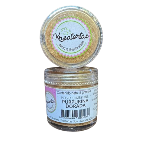 Purpurina Dorada Kreatortas 5g-0
