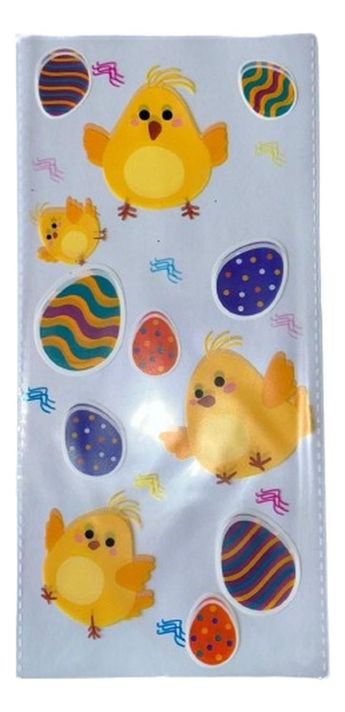 Bolsa Pascua Diseño A 12un Polipropileno 27x13cm-0