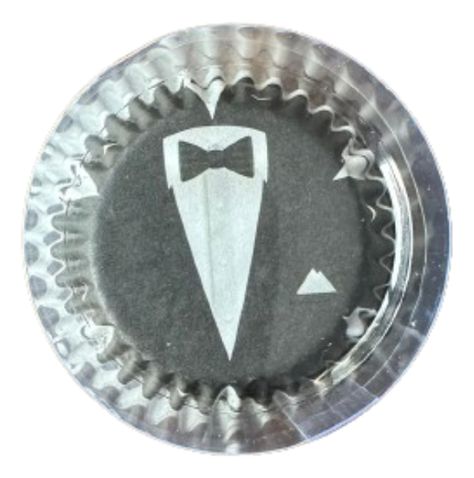 Capsulas Mini Cupcake Diseño F Gentlemen 100 Un-0