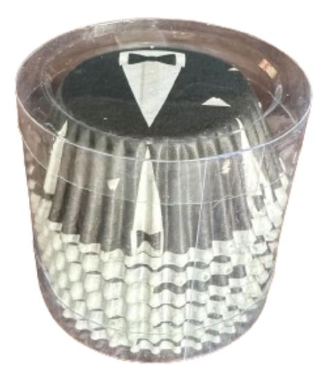 Capsulas Mini Cupcake Diseño F Gentlemen 100 Un-1