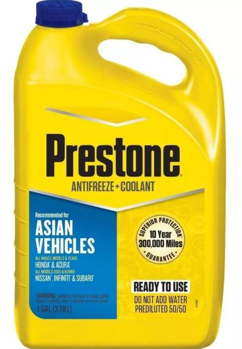 Anticongelante coolant azul para Nissan Honda Acura Subaru Infiniti 50/50-1