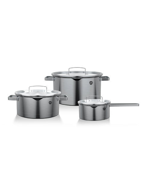 Batería De Cocina Acero Inoxidable 6 Pcs 510-6ss -0