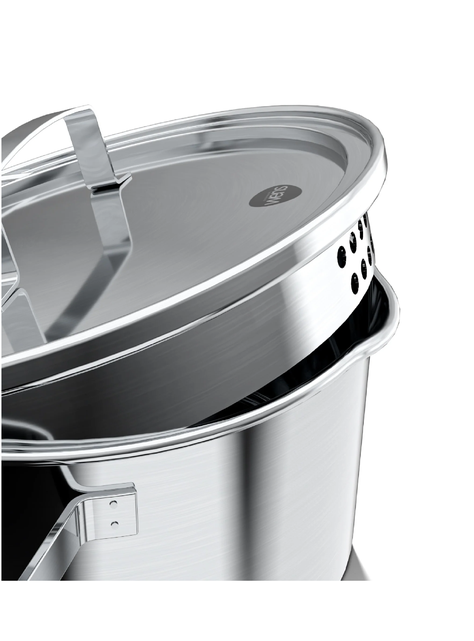Batería De Cocina Acero Inoxidable 6 Pcs 510-6ss -1