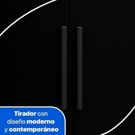 Clóset 4 Puertas Cajones Ámbar Negro-Canela-2