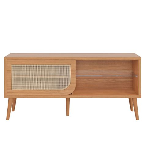 Rack alturas 1 puerta tv 55" canela-1