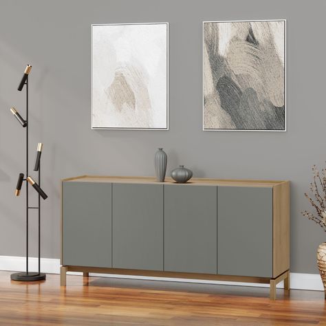 Buffet Barcelona 4p + 1c verde-roble-2