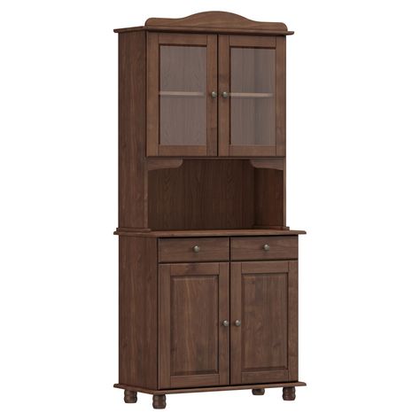 Vitrina Santa Fé 4p + 2c caoba-1