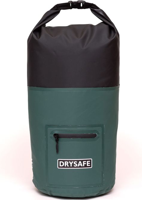 Mochila Seca 30 litros Impermeable Drysafe Verde Petroleo-0