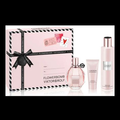 PERFUME  VIKTOR & ROLF FLOWERBOMB ESTUCHE EDP 100ML+LOCION 200ML+CREAMA 40ML-0