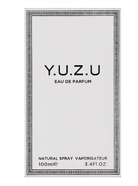 PERFUME  FRAGRANCE WORLD YUZU EDP 100ML -1