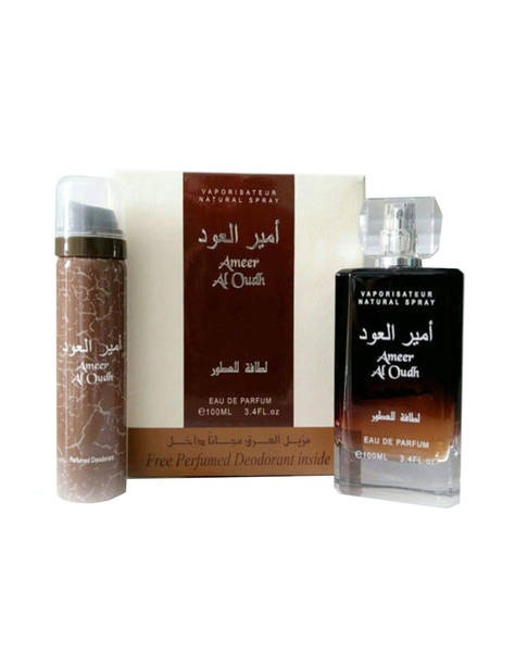 PERFUME  LATTAFA AMEER AL OUDH EDP 100ML+DEO 50ML-1