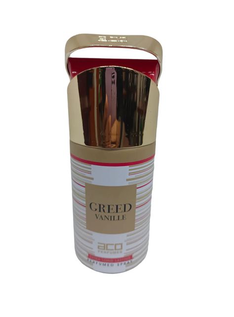 PERFUME  ACO GREED VANILLE PERFUMED BODY SPRAY 250ML-0