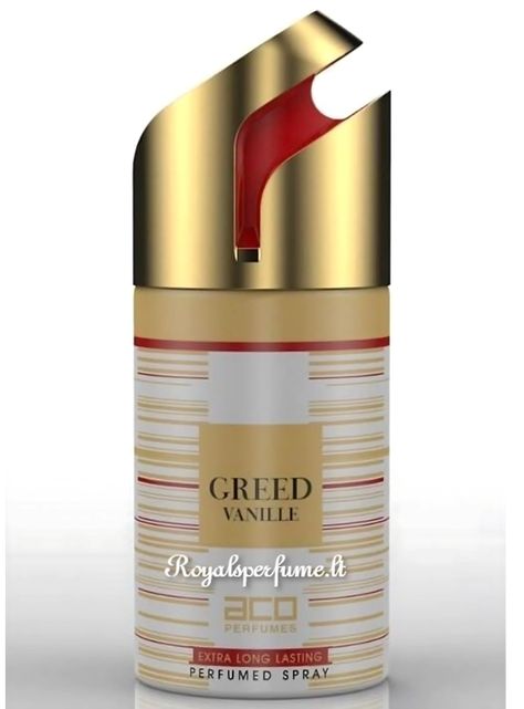 PERFUME  ACO GREED VANILLE PERFUMED BODY SPRAY 250ML-1