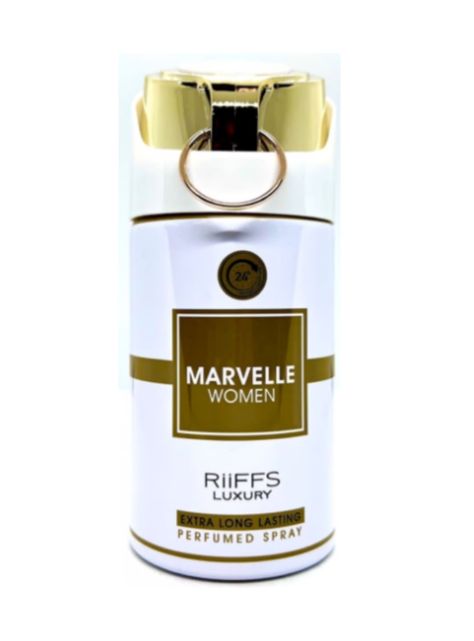 PERFUME  RIIFFS LUXURY MARVELLE WOMEN RIIFFS PERFUMED BODY SPRAY 250ML-0