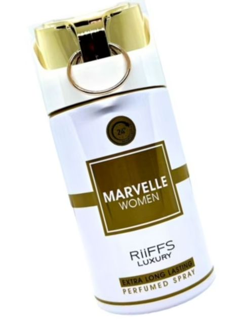 PERFUME  RIIFFS LUXURY MARVELLE WOMEN RIIFFS PERFUMED BODY SPRAY 250ML-1