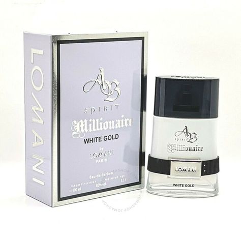 PERFUME  LOMANI SPIRIT MILLIONAIRE WHITE GOLD EDP 100ML-0