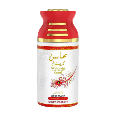 PERFUME  LATTAFA MAHSIN CRYSTAL DESODORANTE 250ML-0