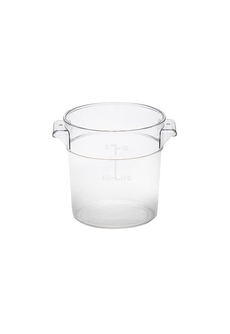 CONTENEDOR POLICARBONATO REDONDO 0,95 LT-0