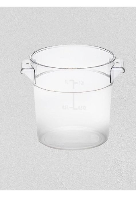 CONTENEDOR POLICARBONATO REDONDO 0,95 LT-1