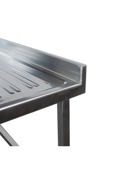 LAVADERO MURAL 1 TAZA IZQUIERDA ACERO INOX 140 X 70 X 85 CM-1