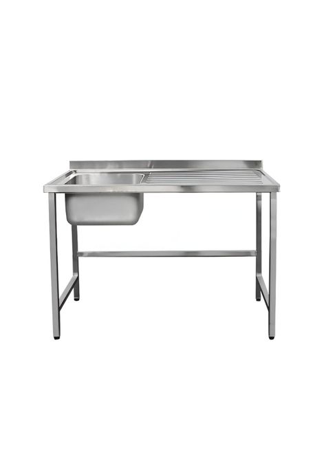 LAVADERO MURAL 1 TAZA IZQUIERDA ACERO INOX 140 X 70 X 85 CM-2
