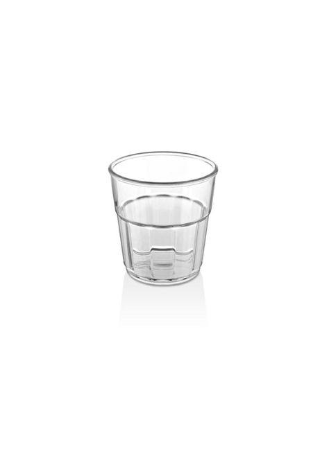 Set De 4 Vaso Policarbonato 250ml Transparente-0
