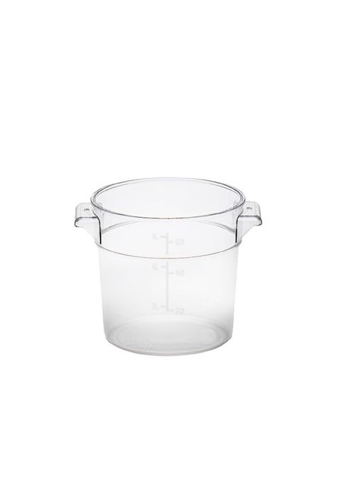 CONTENEDOR POLICARBONATO REDONDO 6 LT CON TAPA TRANSPARENTE-0