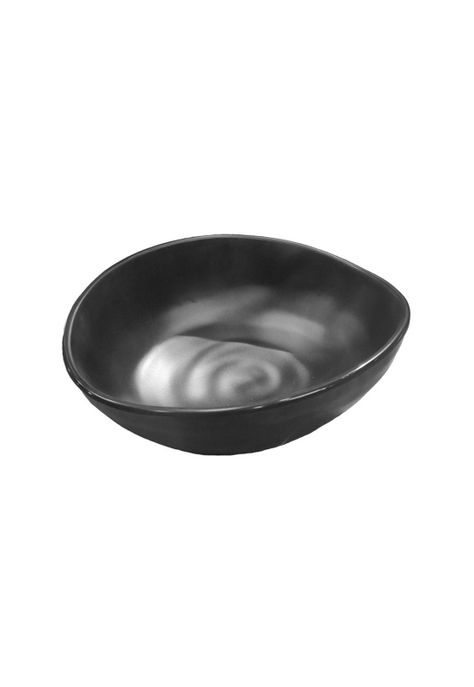 BOWL OVALADO MELAMINA NEGRO 1100 ML-2