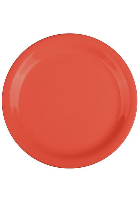 SET 3 PLATO MELAMINA ROJO 18 CM-0
