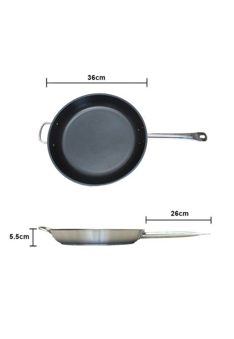 SARTEN CON ANTIADHERENTE ACERO INOX 36 CM-5