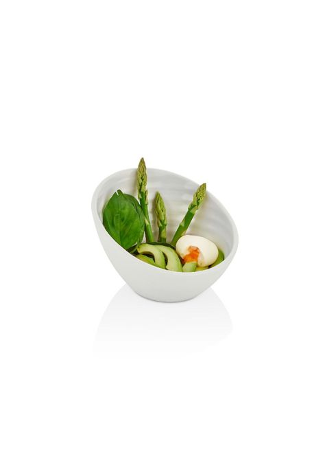 BOWL MELAMINA BORDE CASCADA BLANCO 13.5 X 12.5 CM LINEA TILDA-1