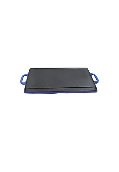 PLANCHA REVERSIBLE HIERRO AZUL 50x23.5x1.6 cm-2