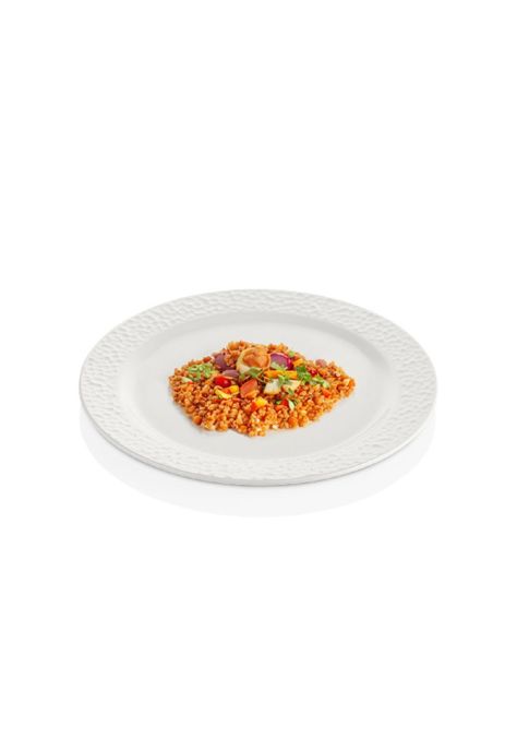 PLATO MELAMINA BLANCO 23 CM LINEA KPLUS-1