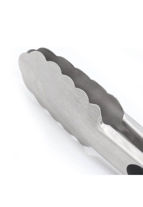 PINZA DE ACERO INOXIDABLE 30CM MANGO SILICONA-2