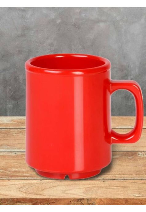 Mug Melamina Rojo 240Ml-1