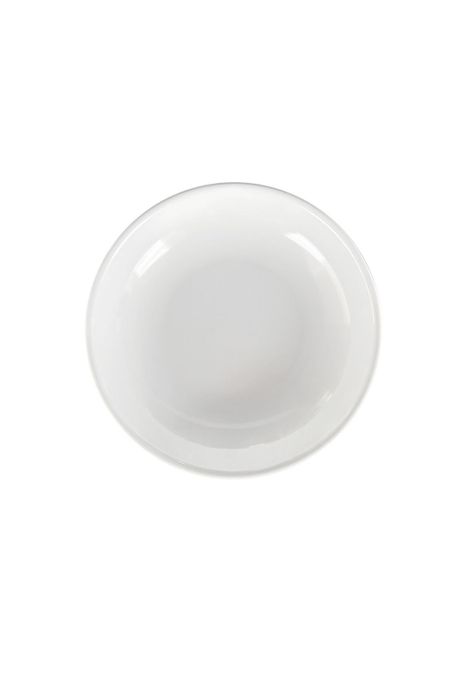 SET DE 6 PLATOS DE MELAMINA HONDO SIN BORDE BLANCO 19 CM LINEA CLASICA-1