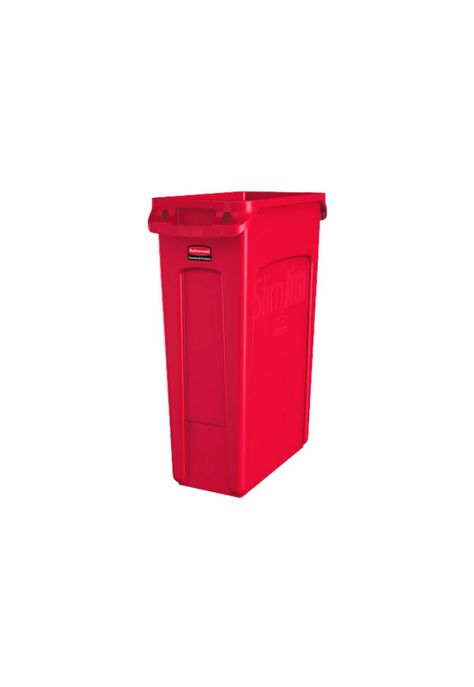 Basurero Slim Jim Ventilado Rojo-0