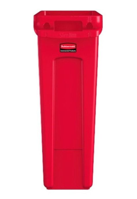 Basurero Slim Jim Ventilado Rojo-2