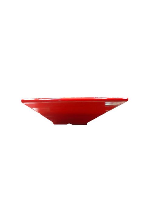 Set De 4 Bowl Cuadrado Melamina 15 Cm. Rojo-1