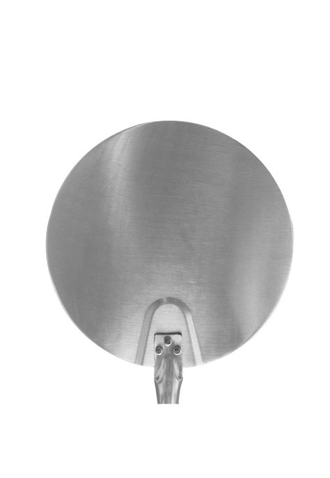 PALA PIZZA REDONDA 30 CM. ACERO INOX CON MANGO 23 CM-3