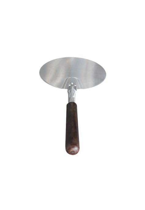 PALA PIZZA REDONDA 30 CM. ACERO INOX CON MANGO 23 CM-4