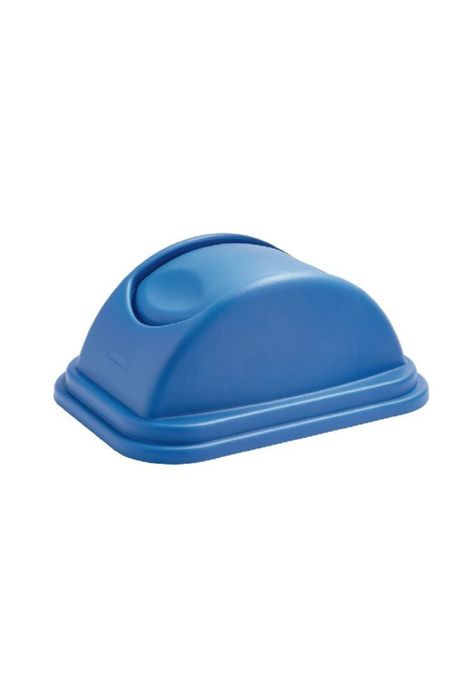 Tapa Basurero Reciclaje 39 Lts. Azul New-1